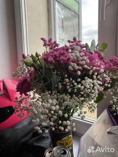 Живые цветы букеты