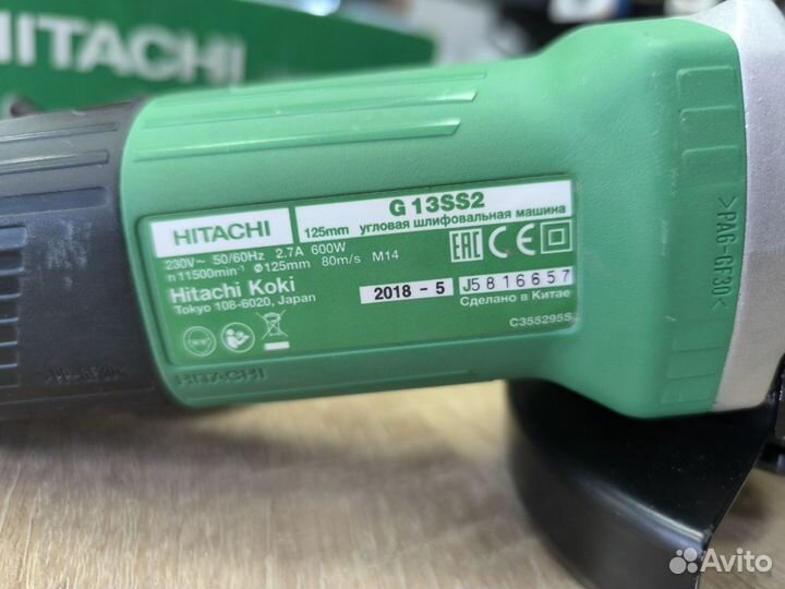 Ушм hitachi 125mm5