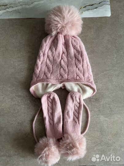 Комплект шапка, шарф