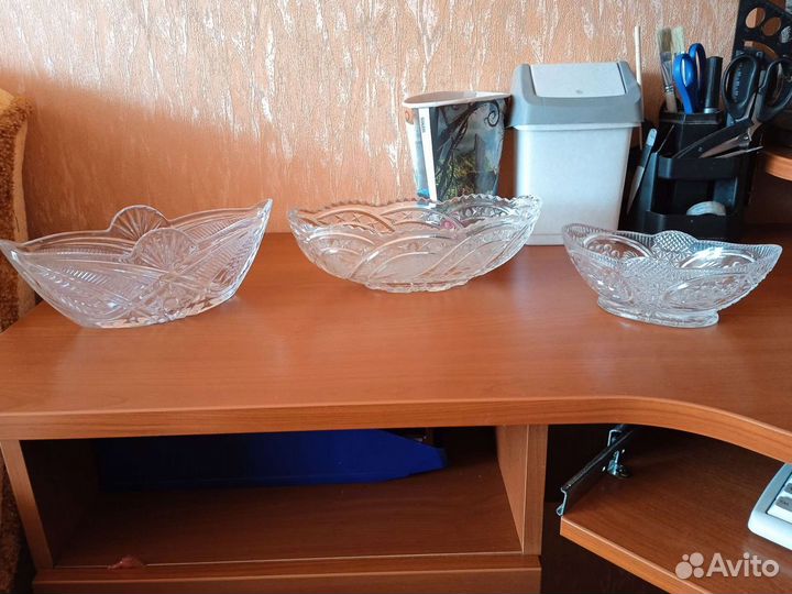 Хрустальные конфетницы