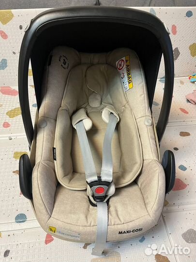 Автолюлька maxi cosi pebble plus c базой