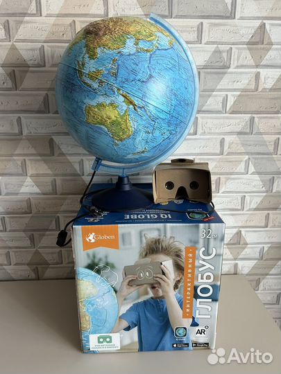 Интерактивный рельефный глобус 32