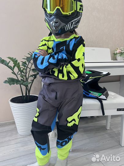 Мото экипировка джерси мотоштаны детские