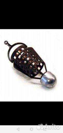 Фидерная кормушка пуля 40гр. (набор 10 шт.)