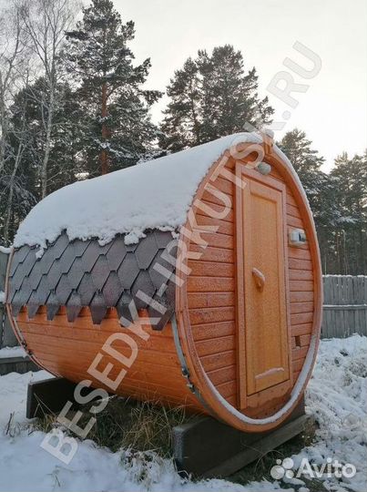 Баня бочка от производителя 2,5 м