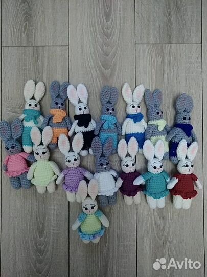 Зайки ручной работы