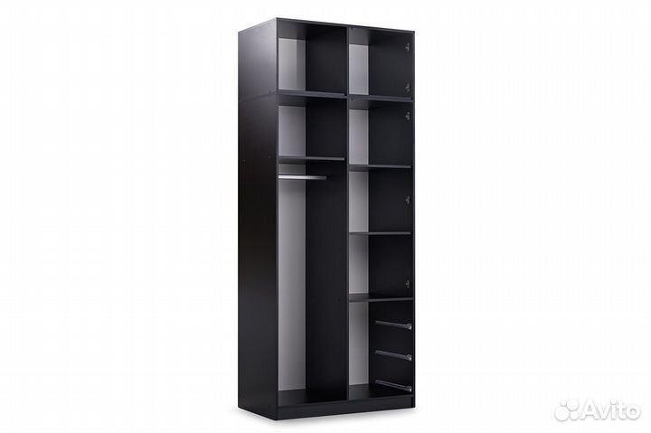 Lati D2 Надставка для шкафа Чёрный/Дуб викинг (Польша)