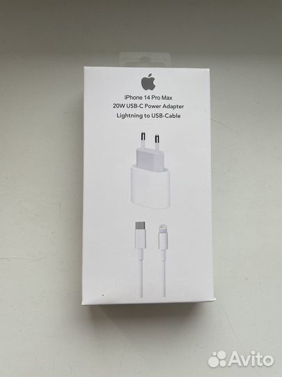 Быстрая зарядка для iPhone 20W + кабель