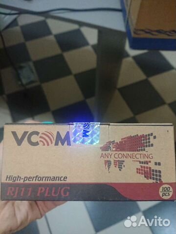 Коннекторы RJ-11, 100 шт уп
