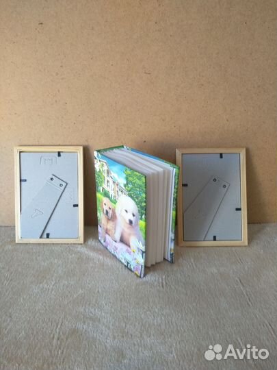 Фотоальбом 10*15 + две рамки 10*15. Новые.Пакетом