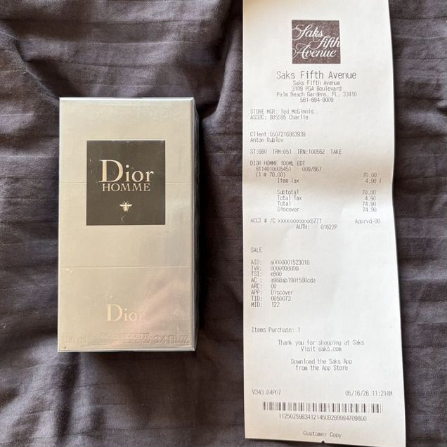 Dior Homme 100ml Оригинал