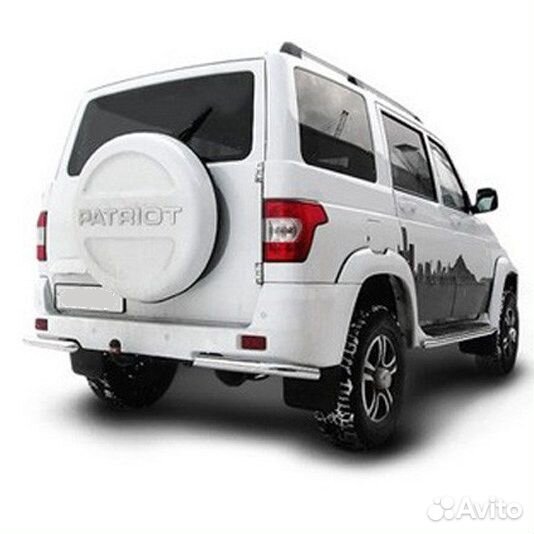 Защита заднего бампера UAZ patriot (2014)