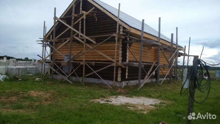 Подъем дома замена венцов