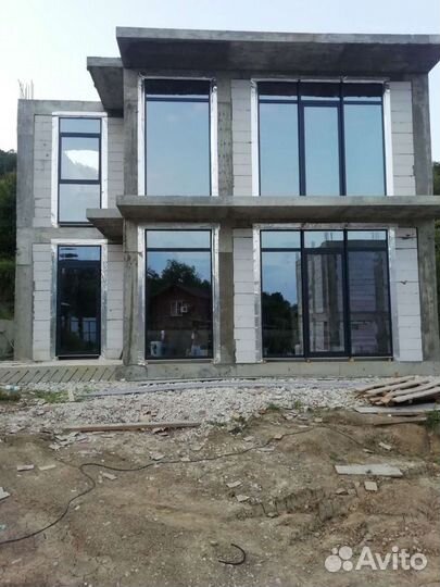 Монтаж окон пвх, алюминиевых конструкций