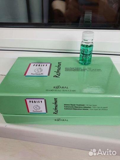 Ампулы для волос Караал Kaaral Purify Restructure