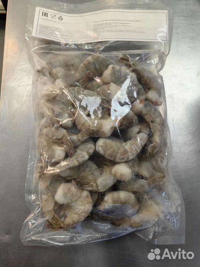 Креветка ваннамей 16/20 Индия 1кг