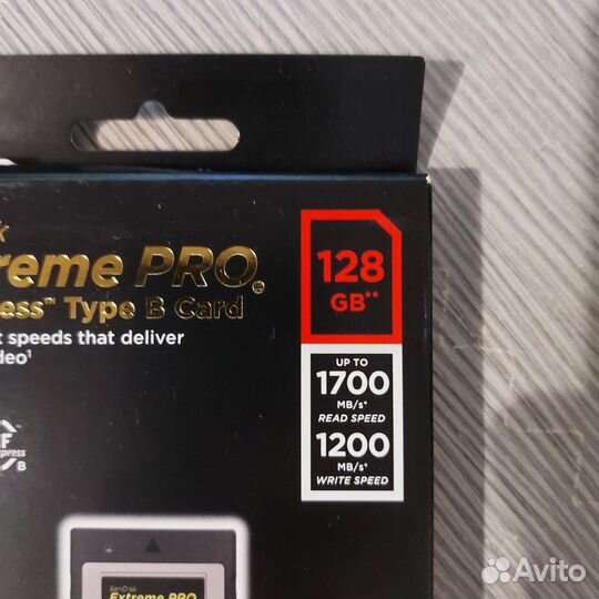 Sandisk extreme pro cfexpress type b card