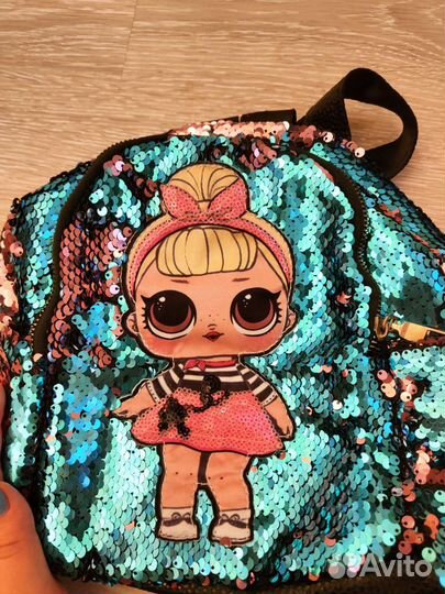 Детский рюкзачок с куклой Лол