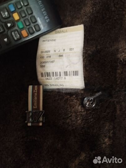 Кожаная зимняя куртка бушлат