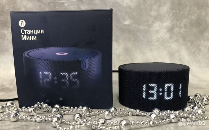 Яндекс станция Алиса мини 2 с часами, новая