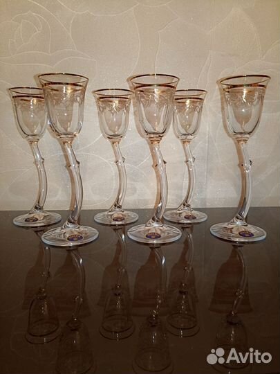 Рюмки Богемия 6 шт