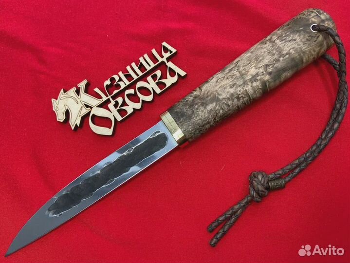 Нож якутский из кованой стали К340