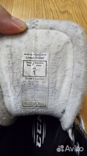 Коньки хоккейные ссм ribcor 88K JR regular, 1 JR