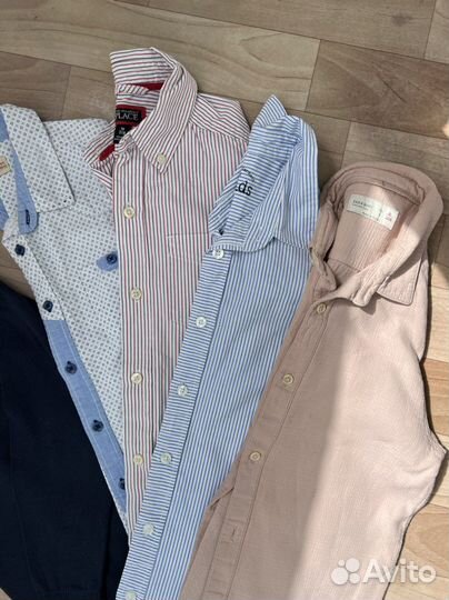 Рубашки, ветровка, джемпер 7-8 лет