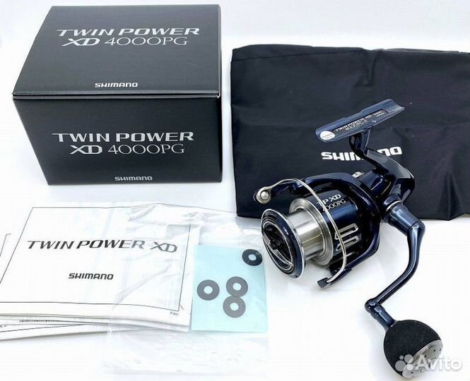 Катушка shimano 21 twin power XD 4000PG