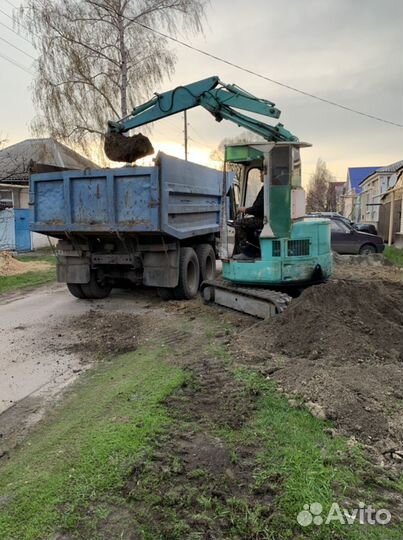 Земляные работы экскаватор