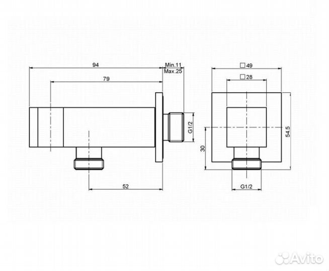 Шланговое подсоединение Fima Carlo Frattini Shower accessories хром F2438CR