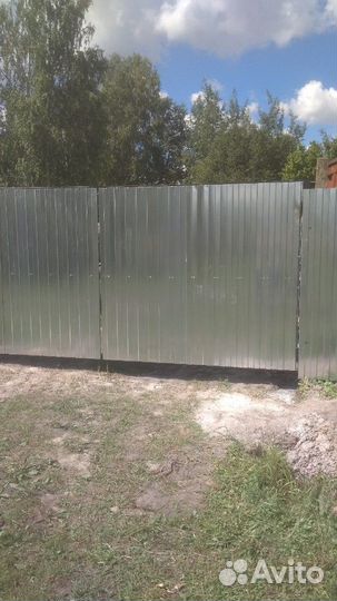 Забор, беседка, навес, стеллажи