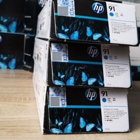 Картриджи hp 91 Cyan