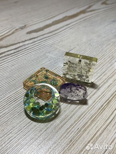 Подвески из эпоксидной смолы