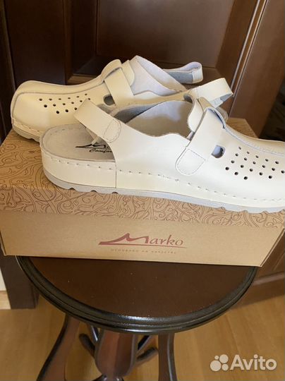Сабо Marko кожаные новые 38 размер