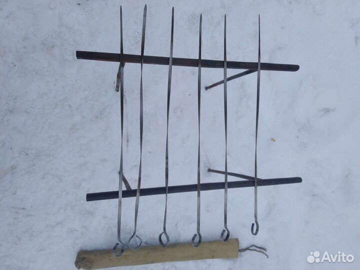 Мангал с шампурами и с триногой +обычный мангал