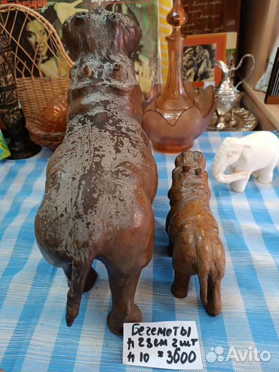 СССР статуэтки Бегемоты фигуры