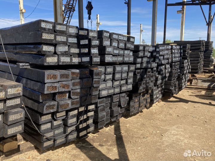 Полушпалы для подкрановых путей