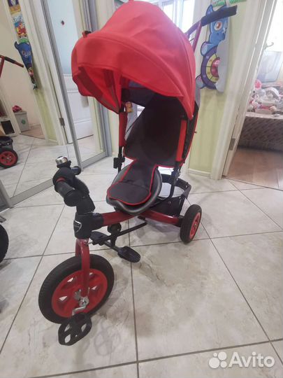 Детский велосипед с ручкой бу