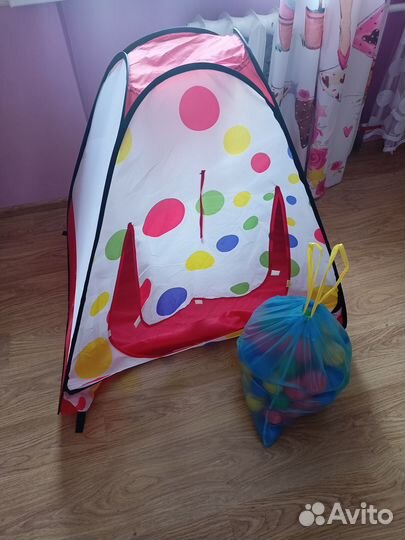 Детский домик, палатка с шариками