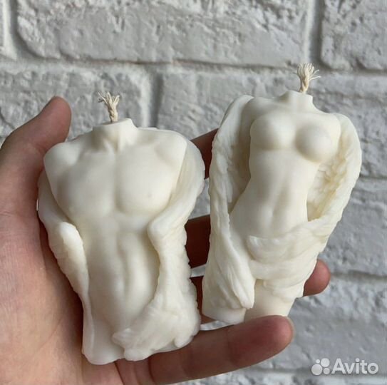 Свечи из соевого воска ручной работы