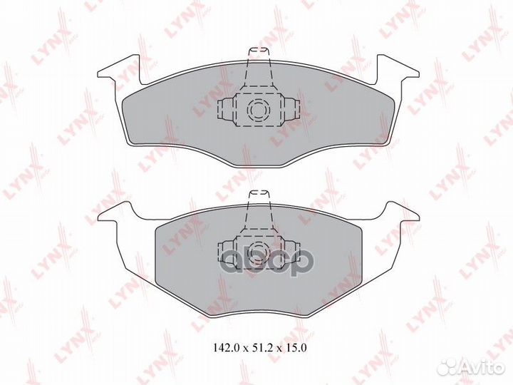 Колодки тормозные дисковые перед BD-8011 BD