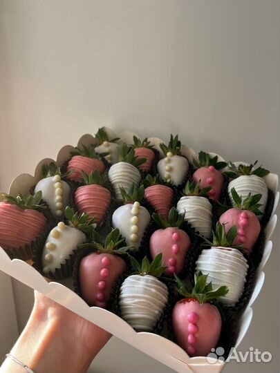 Клубника в шоколаде бокс коробка