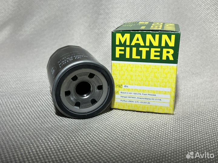 Фильтр масляный Mann W610/1
