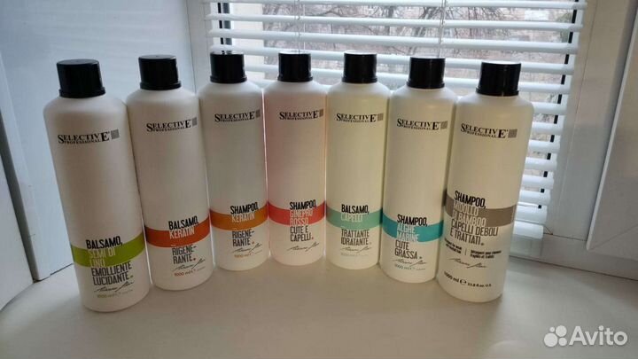 Шампунь Selective Professional Keratin, 1000 мл