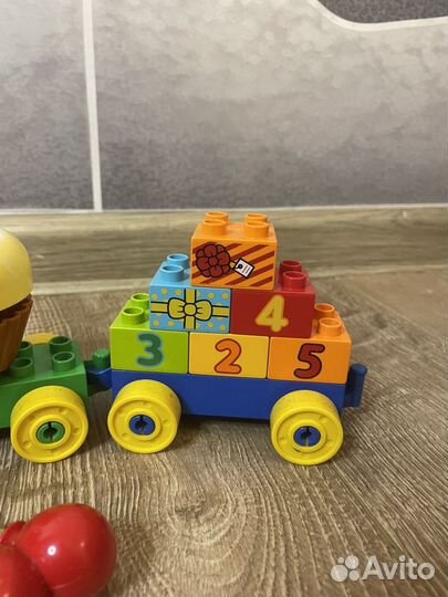 Lego duplo праздничный поезд Микки