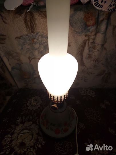 Лампа красный май и бра