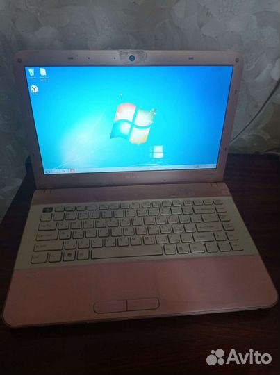 Sony vaio ноутбук вайо розовый