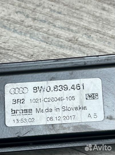 Стеклоподъемник задний левый задний левый Audi A4