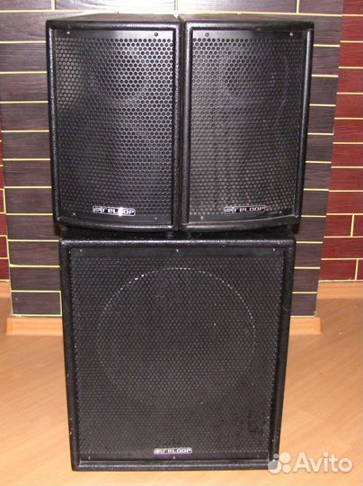 Колонки Сабвуфер активный 2800W 3шт Pro Reloop Set